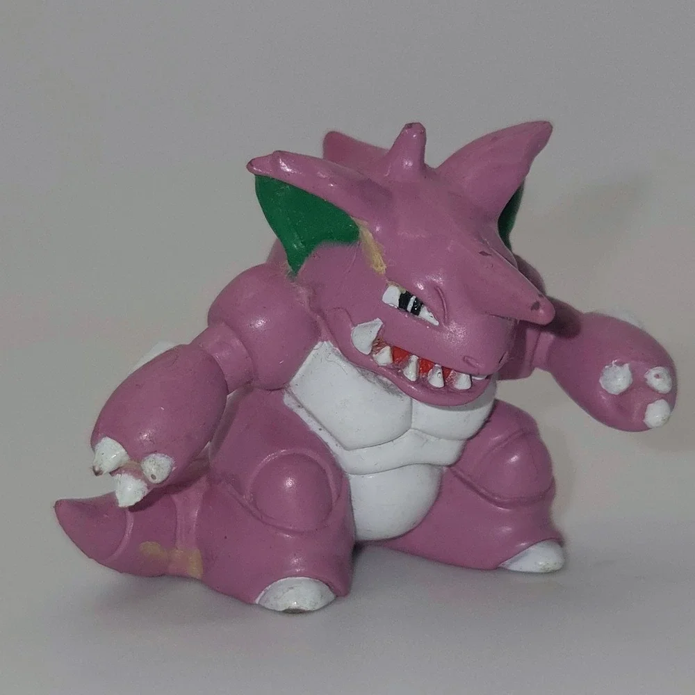 1999 Tomy Pokemon Monster Collection Nidoking PVC Figure Japan Vintage 2 Inch